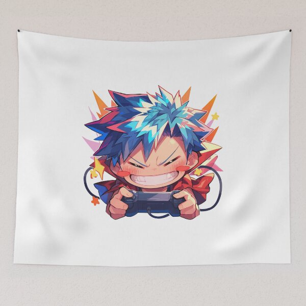 Item preview, Kamina Gurren Lagann Chibi Gaming Grin Energy designed and sold by juniorcastros.