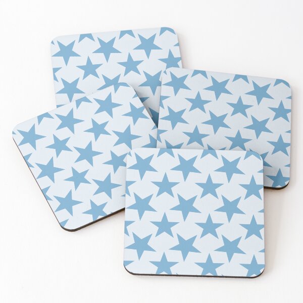 Item preview, Blue Star Pattern | Minimalist Blue Stars Aesthetic | Bohemian Blue Star Pattern | Retro Blue Star Design | Cute Starry Pattern | Sky Blue and Light Blue Starry designed and sold by VivaFy.