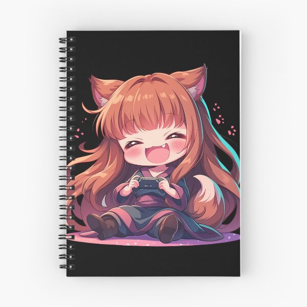 Item preview, Holo Spice and Wolf Chibi Gaming Wolf Girl Joy designed and sold by juniorcastros.