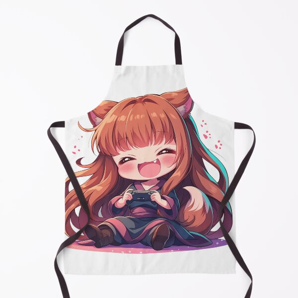 Item preview, Holo Spice and Wolf Chibi Gaming Wolf Girl Joy designed and sold by juniorcastros.