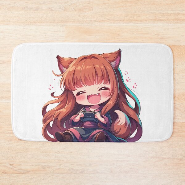 Item preview, Holo Spice and Wolf Chibi Gaming Wolf Girl Joy designed and sold by juniorcastros.