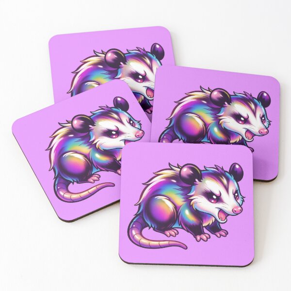 Item preview, Angry Opossum Sticker designed and sold by BeetleyBee.