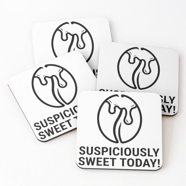 Item preview, Suspiciously Sweet Today Coffee Flavor Notes designed and sold by Alimehab | Graphic tees | Design & Art.