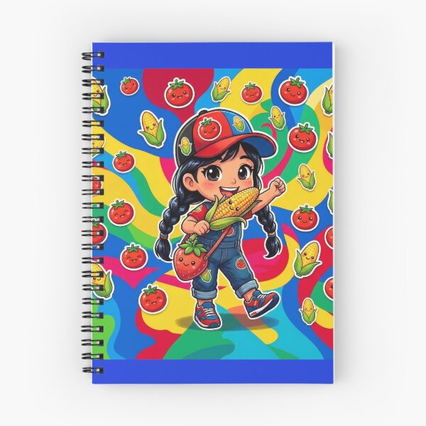 Item preview, Colorful Kawaii Foodie Adventure designed and sold by Azurart2.