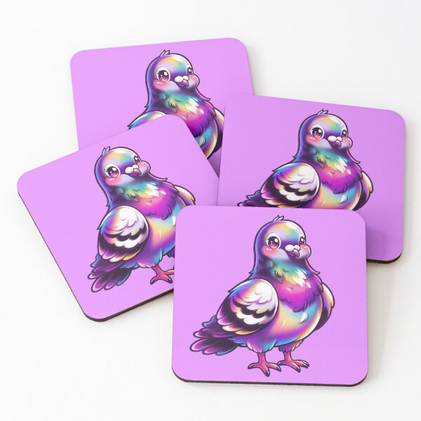 Item preview, Cute Iridescent Pigeon Sticker designed and sold by BeetleyBee.