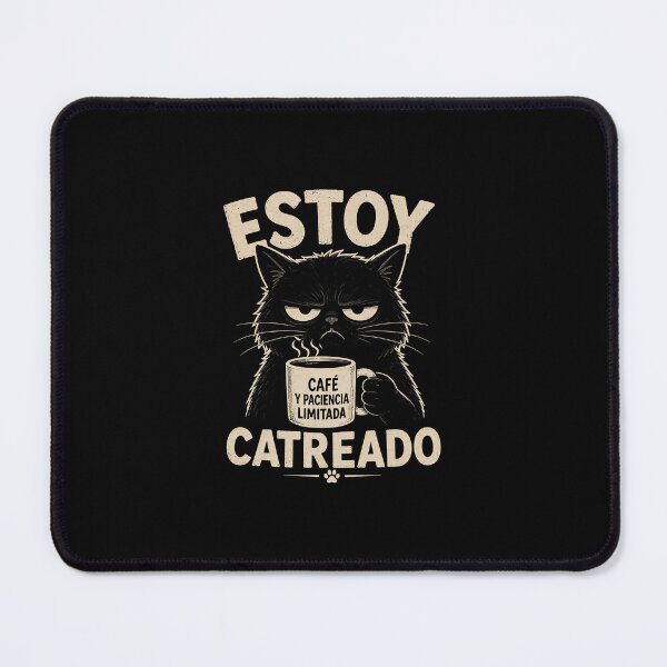 Item preview, I'm cotted | Funny Black Cat Coffee Quote designed and sold by lalolafarolarm.