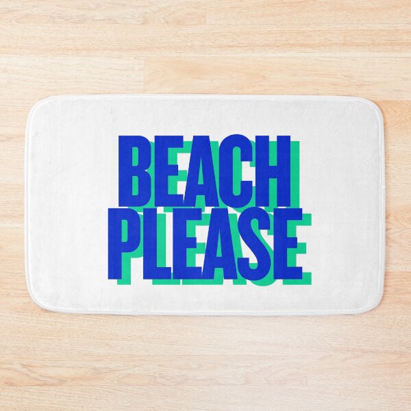 Item preview, Beach Please Vibrant Typography Design designed and sold by VibranPalette.