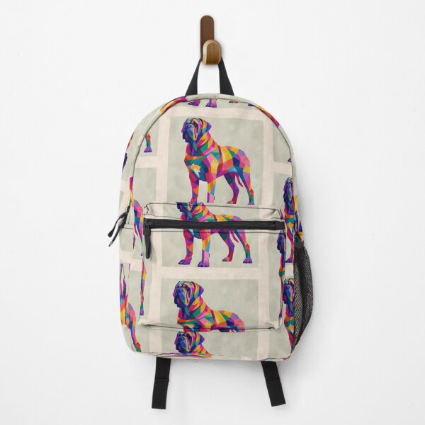 Item preview, Colorful Bullmastiff puppy dog designed and sold by MendaciousMina.