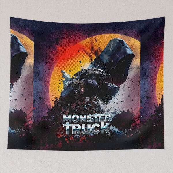 Item preview, DAD celebrates in monster truck #4. designed and sold by UrbanTRIP.