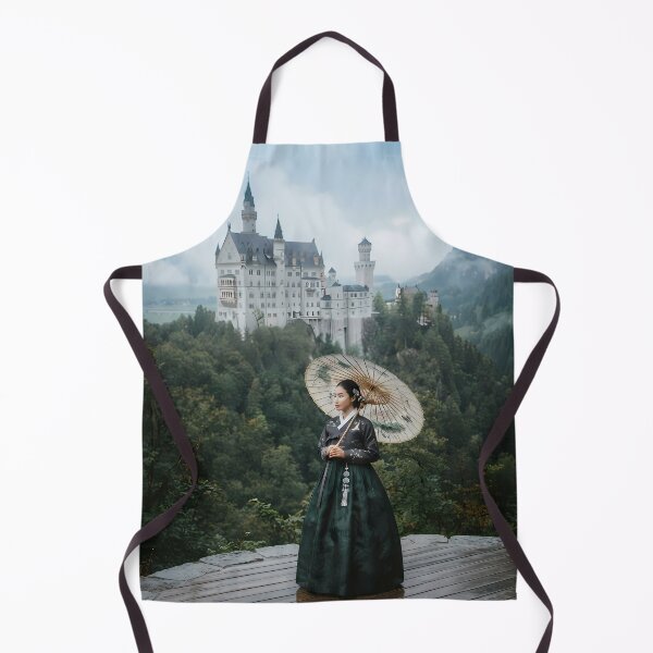 Item preview, Neuschwanstein Castle in Korean Hanbok Elegancer designed and sold by SOOstudio73.
