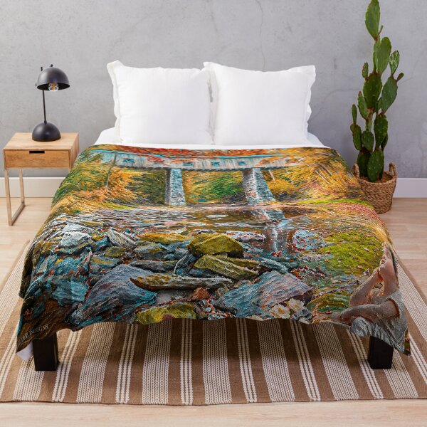 Item preview, “Little Angel Dreams on the Creek Bank at Dusk” designed and sold by RiverDeeDesigns.