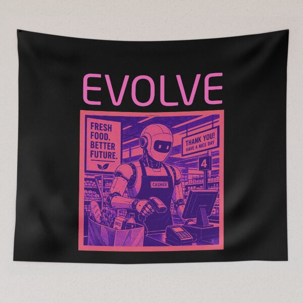 Item preview, Humanoid Robot Evolution T-Shirt | Future of AI & Human Innovation designed and sold by TEEJAMBOREE.