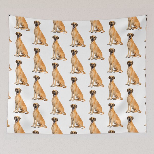 Item preview, Great Dane Fawn Tan Dog designed and sold by BackgroundND.