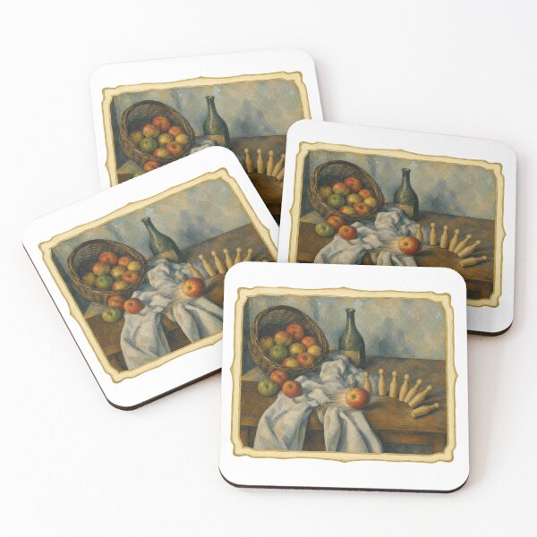 Item preview, Apple Bowling in Cezanne's Still Life designed and sold by GoverArt.