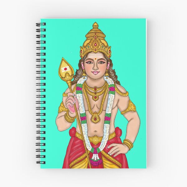 Item preview, Lord Skanda Artwork | Divine Kartikeya Hindu God Digital Illustration designed and sold by Harshit_Digital_Arts.