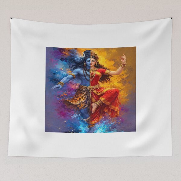 Item preview, Ardhnarishwar Siv designed and sold by GoddessParvatiSati.