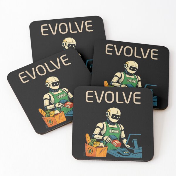 Item preview, Robot Evolution T-Shirt | Future of AI & Human Innovation designed and sold by TEEJAMBOREE.