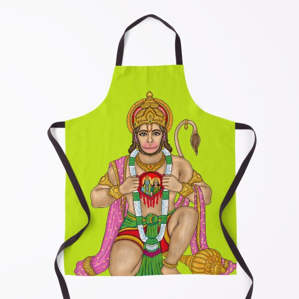 Item preview, Lord Hanuman Artwork | Powerful Hindu God Digital Painting Illustration designed and sold by Harshit_Digital_Arts.