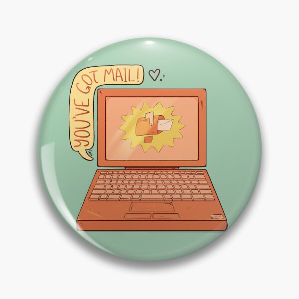 Item preview, You've Got Mail Laptop Illustration designed and sold by DesignedByCece.