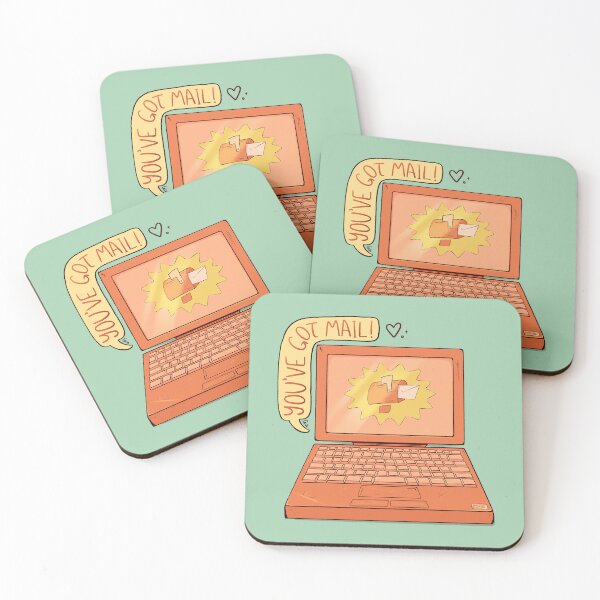 Item preview, You've Got Mail Laptop Illustration designed and sold by DesignedByCece.