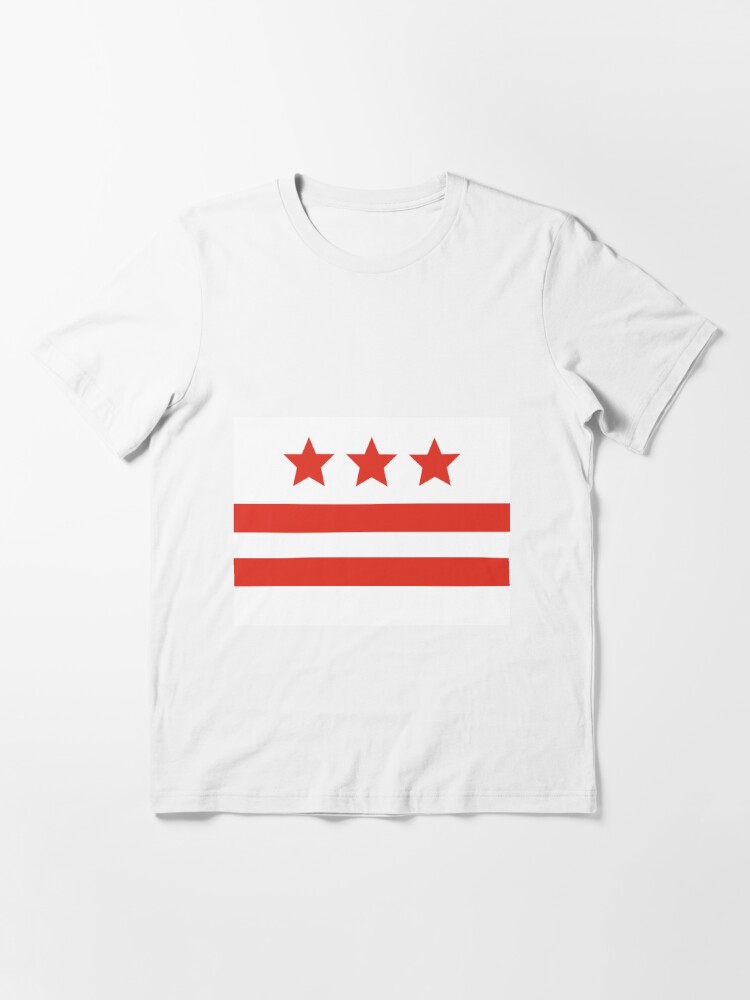 Washington DC flag and map' Unisex Baseball T-Shirt