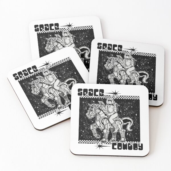 Item preview, Space Cowboy (Text BW) designed and sold by SparklefilthStudios.
