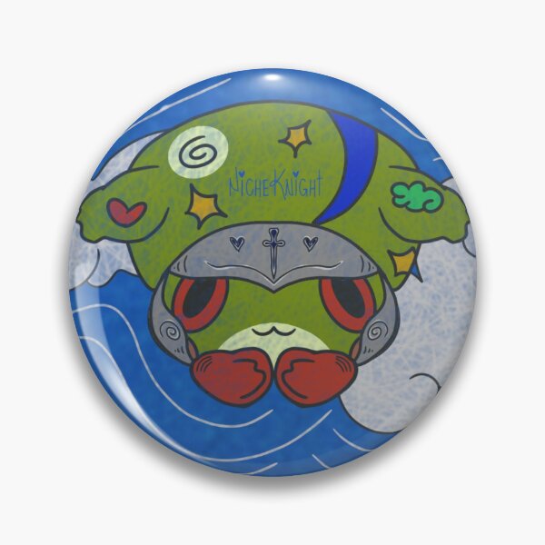 Item preview, Fwog Knight designed and sold by NicheKnightArt.