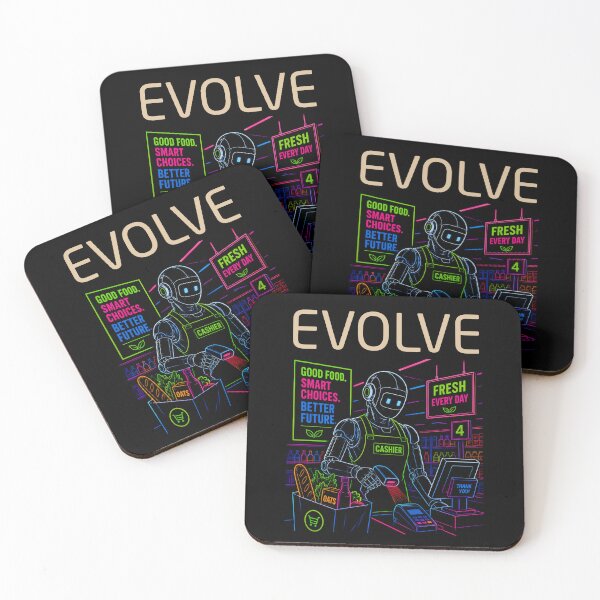 Item preview, Robot Evolution T-Shirt | Future of AI & Human Innovation designed and sold by TEEJAMBOREE.