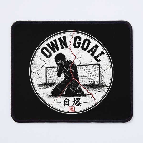 Item preview, Soccer Own Goal Sticker — Jibaku 自爆 Vintage Japanese Football Art designed and sold by Locker39.
