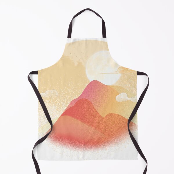 Item preview, Sunset Mountain Silhouette | Boho Desert Sun Circle Art designed and sold by alizye.
