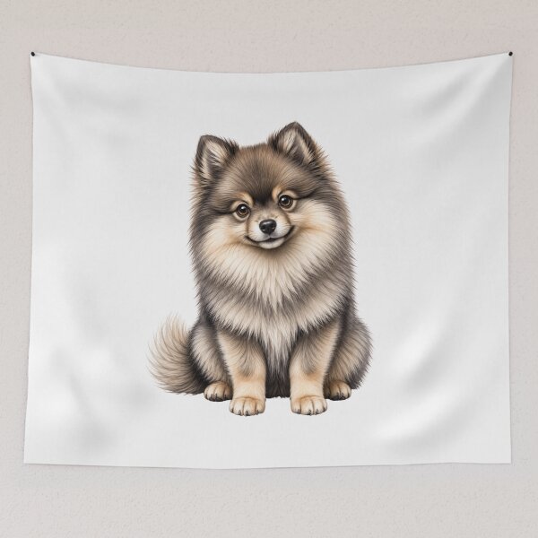 Item preview, Wolf Sable Teddy Bear Pomeranian Puppy designed and sold by SabraDD.