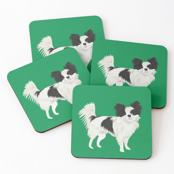 Item preview, Long Hair Chihuahua with Paw Print and Dog Bone | Dog Lover Design designed and sold by yashiki.