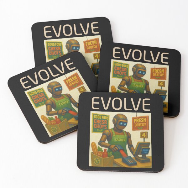 Item preview, Robot Evolution T-Shirt | Future of AI & Human Innovation designed and sold by TEEJAMBOREE.