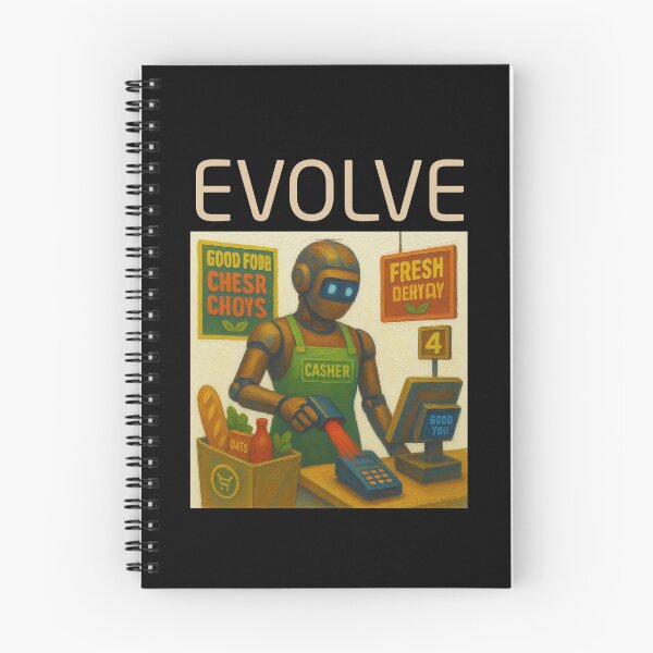 Item preview, Robot Evolution T-Shirt | Future of AI & Human Innovation designed and sold by TEEJAMBOREE.