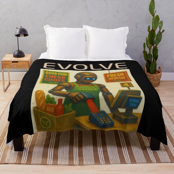 Item preview, Robot Evolution T-Shirt | Future of AI & Human Innovation designed and sold by TEEJAMBOREE.