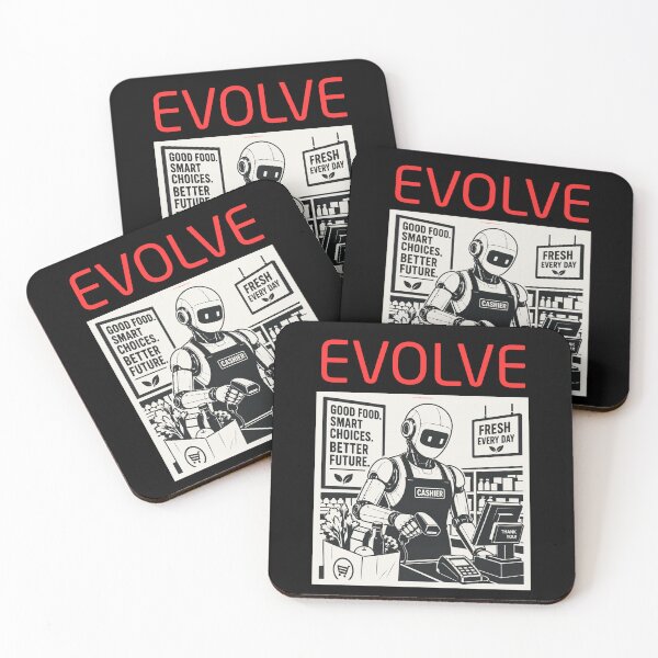 Item preview, Robot Evolution T-Shirt | Future of AI & Human Innovation designed and sold by TEEJAMBOREE.