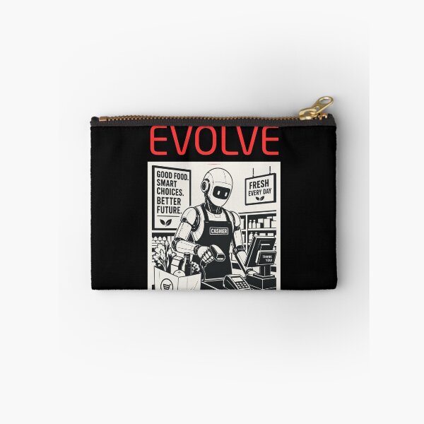 Item preview, Robot Evolution T-Shirt | Future of AI & Human Innovation designed and sold by TEEJAMBOREE.