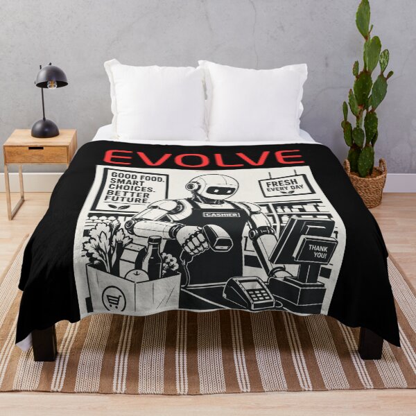 Item preview, Robot Evolution T-Shirt | Future of AI & Human Innovation designed and sold by TEEJAMBOREE.