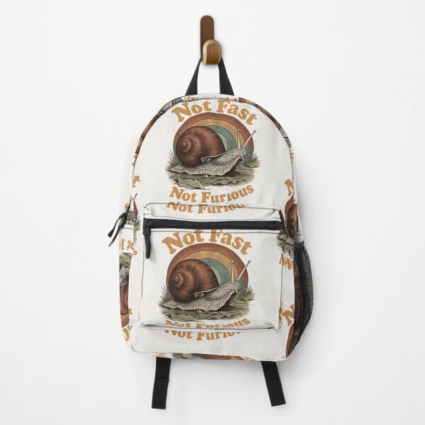 Item preview, Not Fast Not Furious Funny Snail Pace Retro Humor designed and sold by gear-posters.