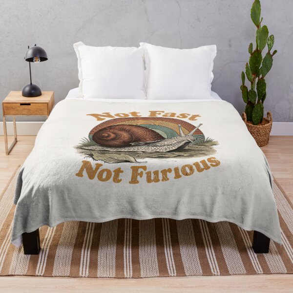Item preview, Not Fast Not Furious Funny Snail Pace Retro Humor designed and sold by gear-posters.