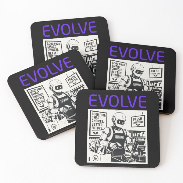 Item preview, Robot Evolution T-Shirt | Future of AI & Human Innovation designed and sold by TEEJAMBOREE.