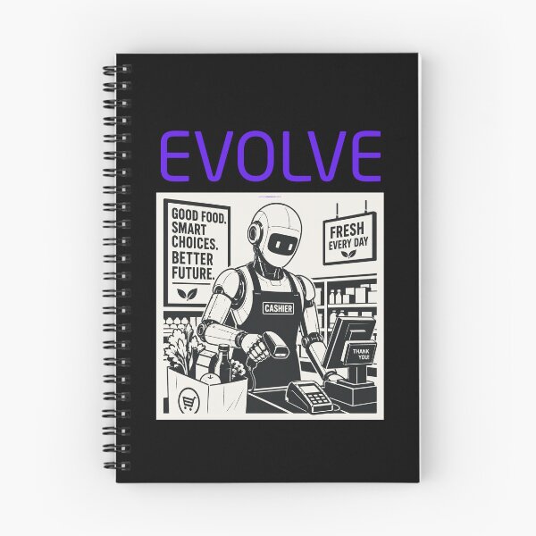 Item preview, Robot Evolution T-Shirt | Future of AI & Human Innovation designed and sold by TEEJAMBOREE.