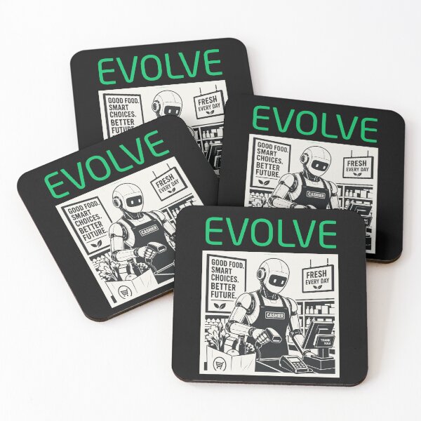Item preview, Robot Evolution T-Shirt | Future of AI & Human Innovation designed and sold by TEEJAMBOREE.
