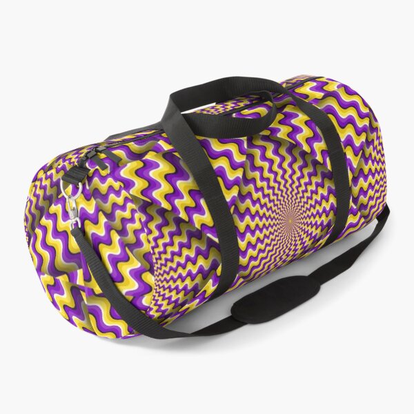 Item preview, Hypnotic Purple & Gold Wavy Tunnel Optical Illusion designed and sold by Outlet Raloel.