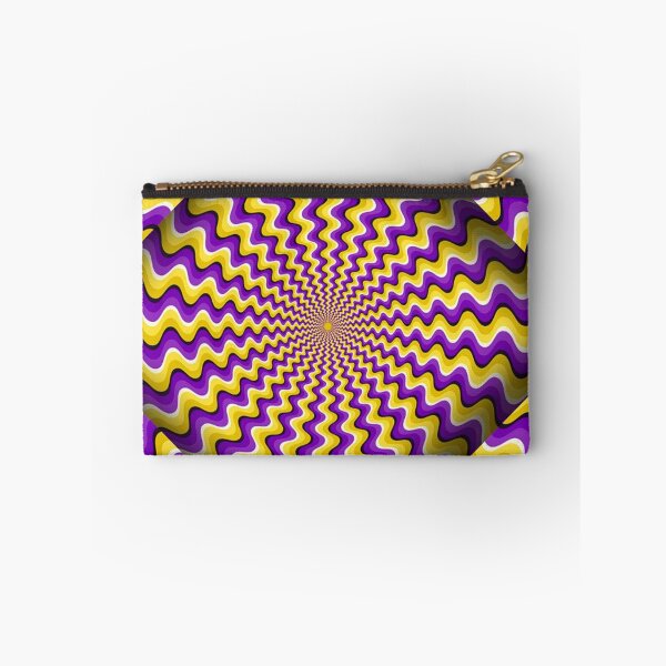 Item preview, Hypnotic Purple & Gold Wavy Tunnel Optical Illusion designed and sold by Outlet Raloel.