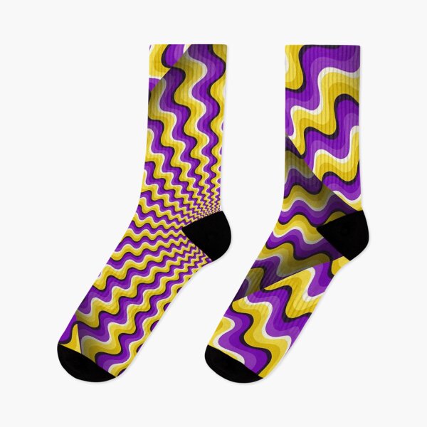 Item preview, Hypnotic Purple & Gold Wavy Tunnel Optical Illusion designed and sold by Outlet Raloel.