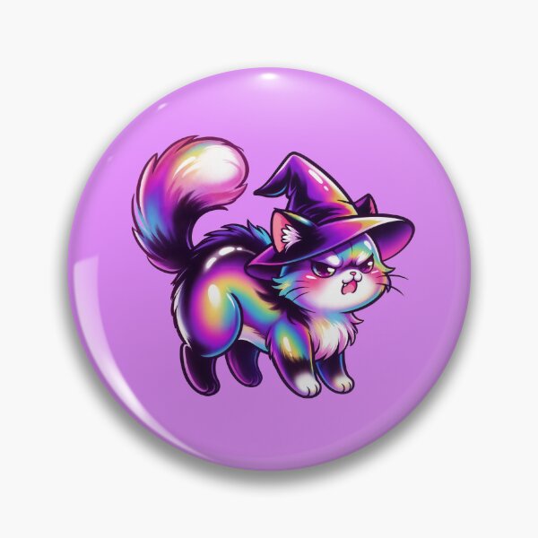 Item preview, Angry Witch Cat designed and sold by BeetleyBee.