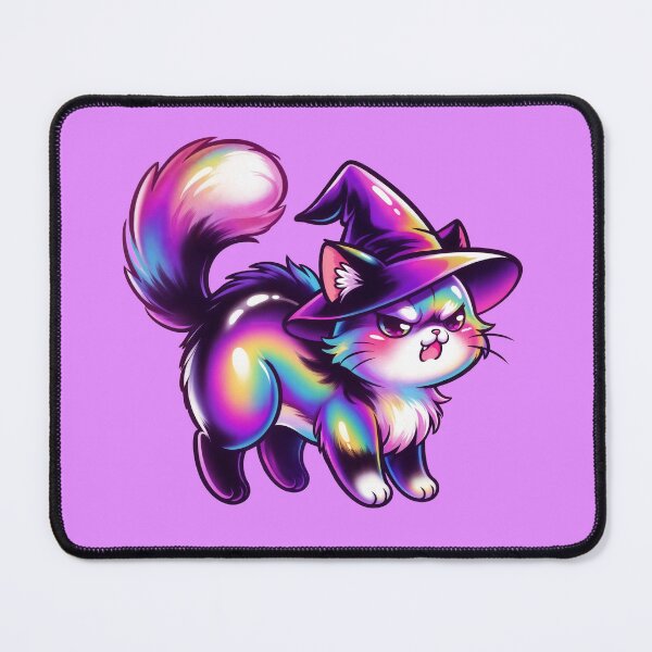 Item preview, Angry Witch Cat designed and sold by BeetleyBee.