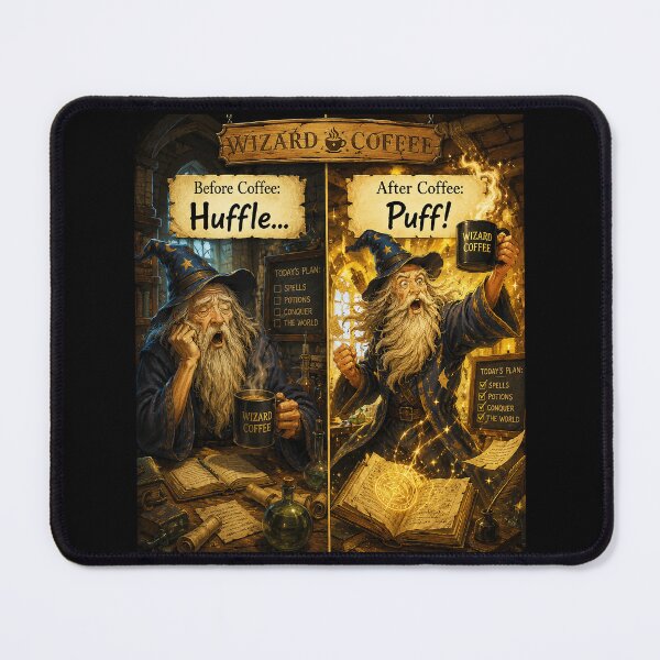 Item preview, ✨ MYTHUNDERSTOOD COLLECTION ✨ - Huffle Puff - Wizard's coffee ☕ designed and sold by WheelieGdArt.