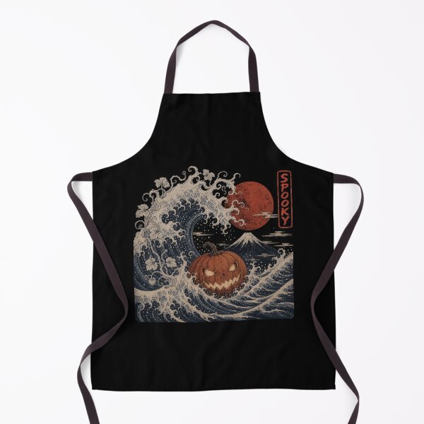 Item preview, The Great Spooky Wave Halloween Pumpkin Mashup designed and sold by NSB-Design.
